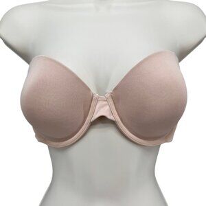 Maidenform Side Smoothing Strapless Bra Womens Blush Pink Underwire Size 34D